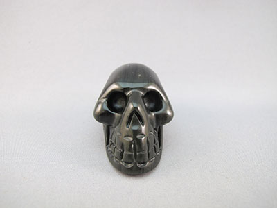 Mayan-Style Rainbow Obsidian Crystal Skull